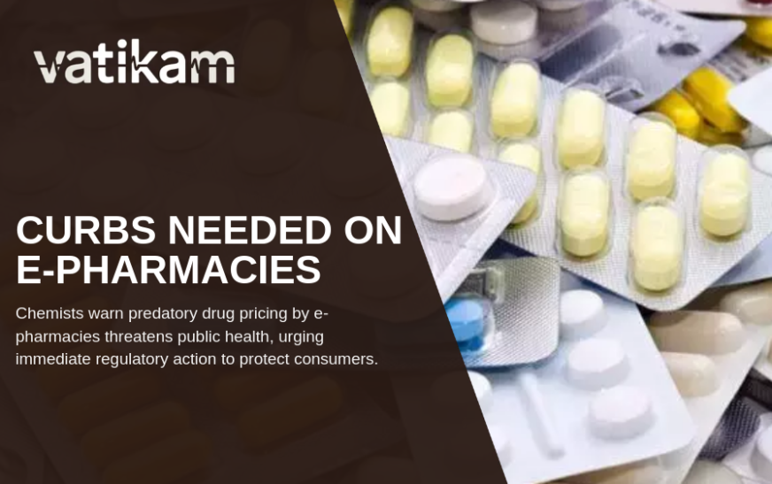 Call for Stricter Regulations on E-Pharmacies to Protect Public Health in India