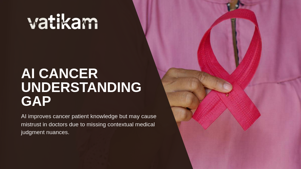 The Role of AI in Cancer Understanding and the Challenges with Doctor-Patient Trust